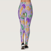 Gemusterte Mardi Gras Leggings (Rückseite)