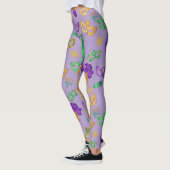 Gemusterte Mardi Gras Leggings (Links)