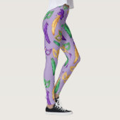 Gemusterte Mardi Gras Leggings (Rechts)