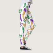 Gemusterte Mardi Gras Leggings (Rechts)