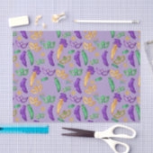 Gemusterte Mardi Gras Seidenpapier (Handwerk)