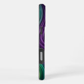 Gemusterte Mardi Gras Welle iPhone Hülle (Rechte Seite)