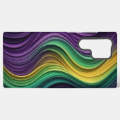 Gemusterte Mardi Gras Welle Samsung Galaxy Hülle (Rückseite (Horizontal))