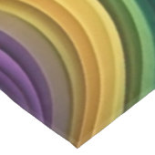 Gemusterte Mardi Gras Welle Tischdecke (Schrägansicht)