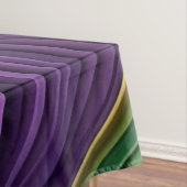 Gemusterte Mardi Gras Welle Tischdecke (Beispiel)
