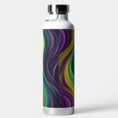 Gemusterte Mardi Gras Welle Trinkflasche (Rechts)