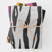 Gemusterte Maske Geschenkpapier Set (Beispiel)