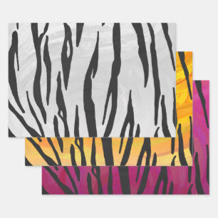 Gemusterte Maske Geschenkpapier Set