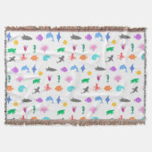 Gemusterte Meerestiere Decke (Vorderseite)