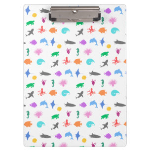 Gemusterte Meerestiere Klemmbrett