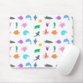 Gemusterte Meerestiere Mousepad (Mit Mouse)