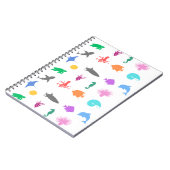 Gemusterte Meerestiere Notizblock (Linke Seite)