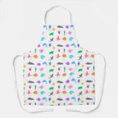 Gemusterte Meerestiere Schürze (Vorderseite)