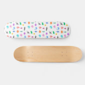 Gemusterte Meerestiere Skateboard (Horizontal)