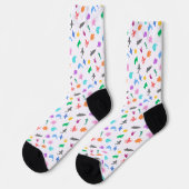 Gemusterte Meerestiere Socken (Linkes Detail)