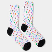 Gemusterte Meerestiere Socken (Rechts)
