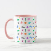 Gemusterte Meerestiere Tasse (Links)