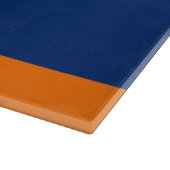 Gemusterte mehrfarbige Linien Schneidebrett (Ecke)