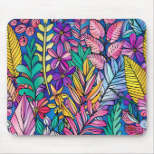 Gemusterte Mousepad in lebendiger Farbenpracht (Vorne)