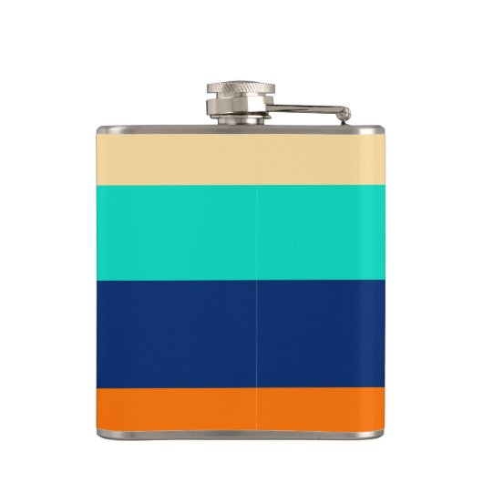 gemusterte Multicolinien Flachmann (Rückseite)