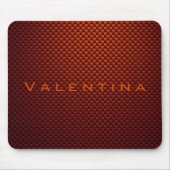 gemusterte Orangenfaser Mousepad (Vorne)