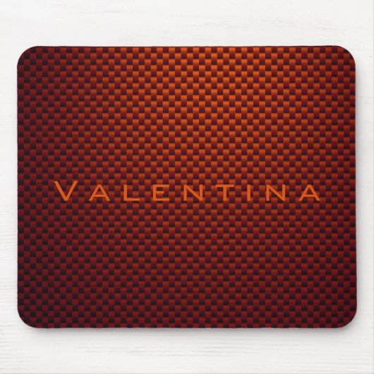 gemusterte Orangenfaser Mousepad (Vorne)