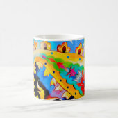 gemusterte Paisley-Tasse des hellen Sinti und Roma Kaffeetasse (Mittel)