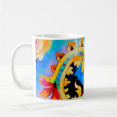 gemusterte Paisley-Tasse des hellen Sinti und Roma Kaffeetasse (Links)