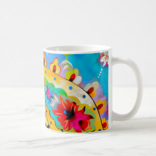 gemusterte Paisley-Tasse des hellen Sinti und Roma Kaffeetasse