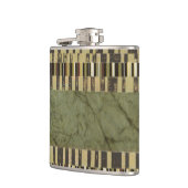 Gemusterte Panel-Malerei Flachmann (Links)