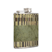 Gemusterte Panel-Malerei Flachmann (Rechts)