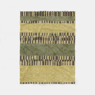 Gemusterte Panel-Malerei Fleecedecke