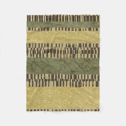 Gemusterte Panel-Malerei Fleecedecke (Vorderseite)