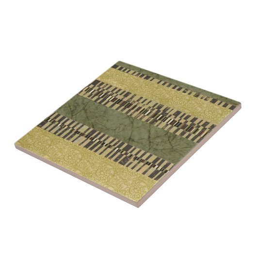 Gemusterte Panel-Malerei Fliese (Seite)