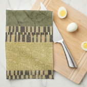 Gemusterte Panel-Malerei Handtuch (Viertel Falte)