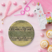 Gemusterte Panel-Malerei Pappteller (Party)