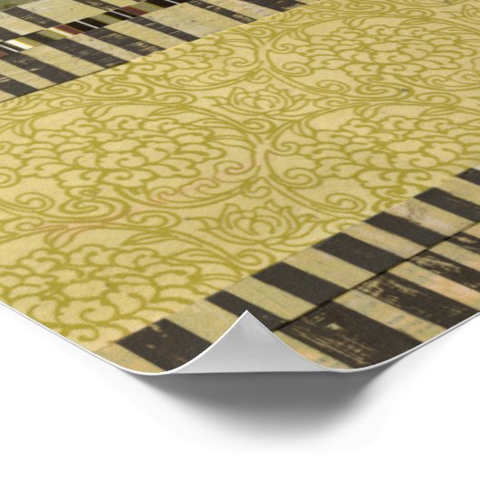 Gemusterte Panel-Malerei Poster (Ecke)