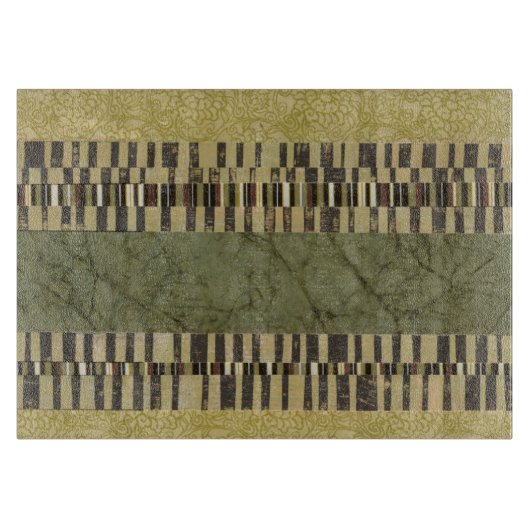 Gemusterte Panel-Malerei Schneidebrett (Vorderseite)