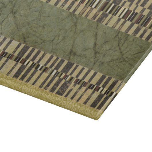 Gemusterte Panel-Malerei Schneidebrett (Ecke)