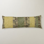 Gemusterte Panel-Malerei Seitenschläferkissen (Rückseite)