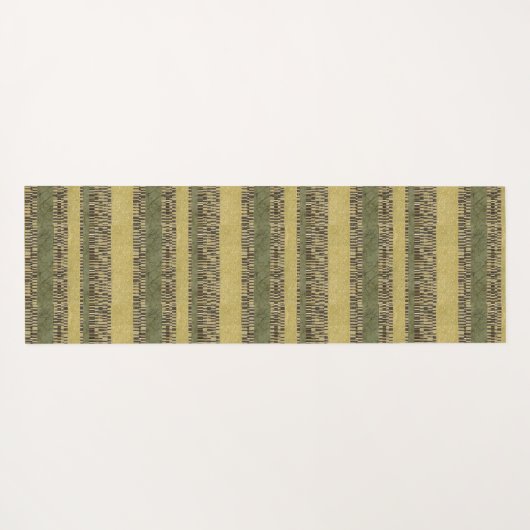 Gemusterte Panel-Malerei Yogamatte (Rückseite (Horizontal))