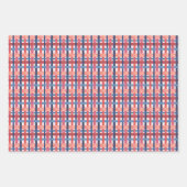 gemusterte Papierblätter aus mehrfach beertem Papi Geschenkpapier Set (Vorderseite 3)