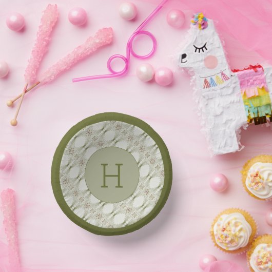 Gemusterte Papierschale Pappteller (Party)