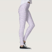 Gemusterte Pastete, Lila Leggings (Rechts)
