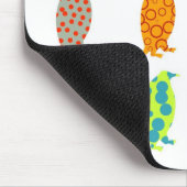 Gemusterte Penguins Mousepad (Ecke)