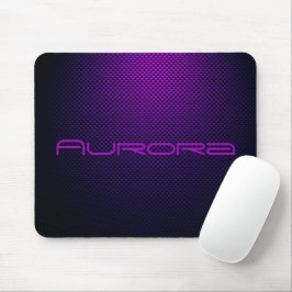 gemusterte personalisierte Violett-Russ-Faser Mousepad