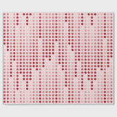 Gemusterte Punktmatrix für Rosa Polka Geschenkpapier (Flach)