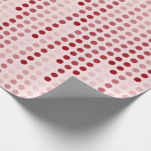 Gemusterte Punktmatrix für Rosa Polka Geschenkpapier (Ecke)