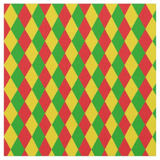 Gemusterte Rasta-Flag Stoff (Nahaufnahme)