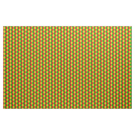 Gemusterte Rasta-Flag Stoff (Fat Quarter (45,7 x 55,9 cm))